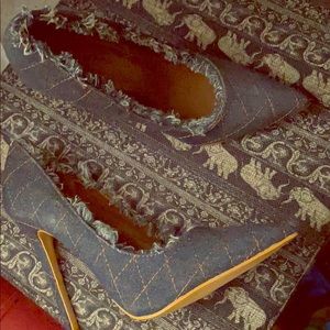 Denim pumps!